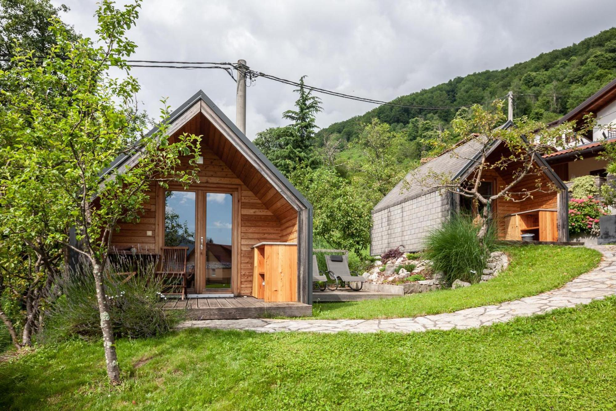 Glamping Kranjc Hotel Kobarid Bagian luar foto